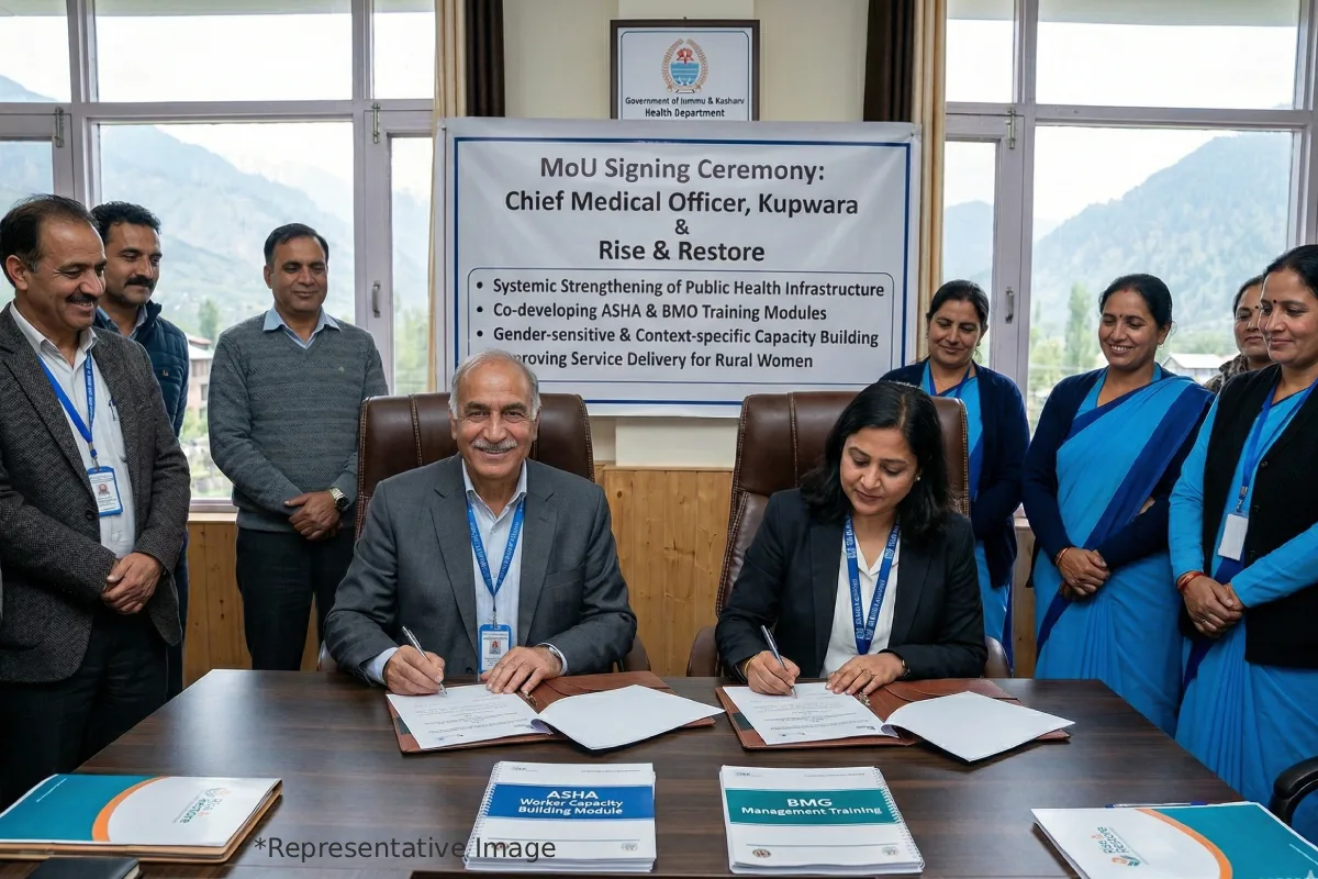 MoU with Chief Medical Officer Kupwara